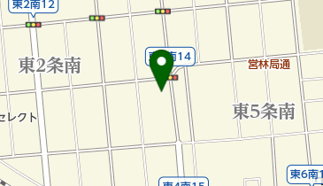 カトリック帯広教会の地図画像