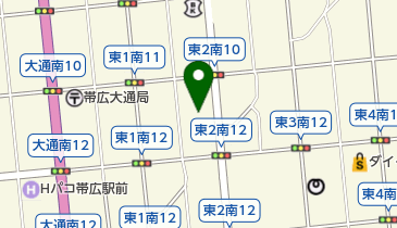 末日聖徒イエス・キリスト教会帯広ワードの地図画像