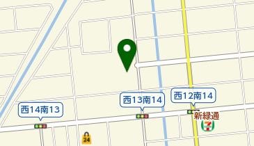 ルーテル帯広教会の地図画像