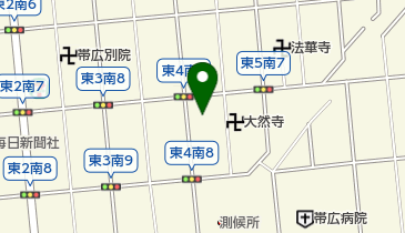 金光教帯広教会の地図画像