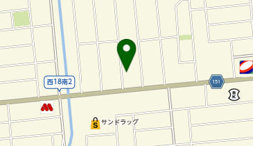 BIG-M-ONE帯広白樺店の地図画像