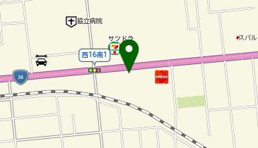 スズキアリーナ西15条の地図画像