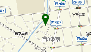 東洋水産株式会社帯広出張所の地図画像