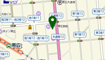 帯広家政学院ライフ&カルチャーの地図画像