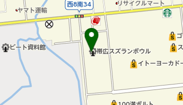 スズラン企業株式会社ロードクラフト帯広店の地図画像