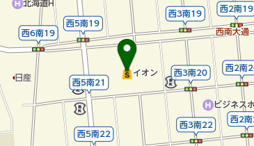 サンシェル帯広店の地図画像