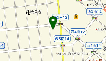 ヨーガンレール帯広店の地図画像