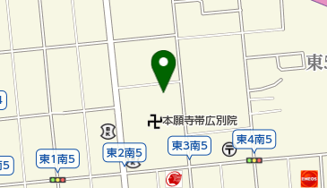 シリカリベール岩盤浴の地図画像