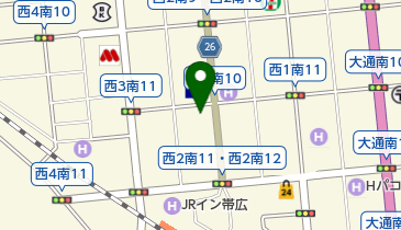 麻雀サロンかっぱの地図画像