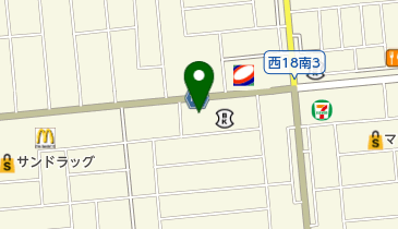 メガネ工房たかまつの地図画像