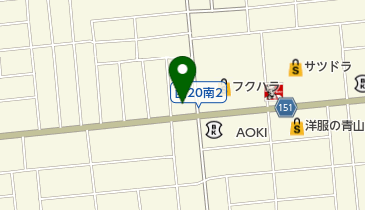 カットのスマイルの地図画像