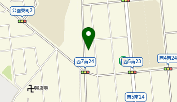 大衆理容室の地図画像