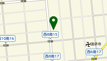 中川理容室の地図画像