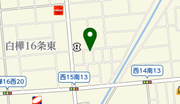 ニシハラ理容室の地図画像