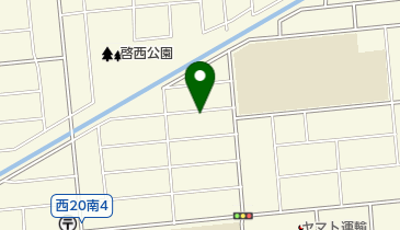 ヘアーサロン中川の地図画像