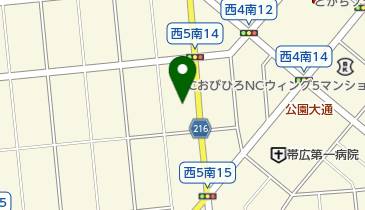 自衛隊帯広地方協力本部 帯広募集案内所の地図画像