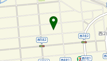 帯広市役所 福祉センター関連 北福祉センターの地図画像