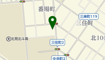 カトリック北見教会の地図画像