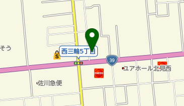 北海道ヨコハマタイヤ販売株式会社北見支店の地図画像