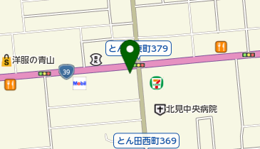 株式会社HBA北見営業所の地図画像