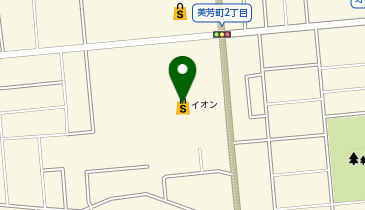 イオン北見店の地図画像
