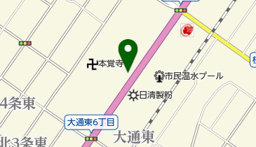 白川美容室の地図画像