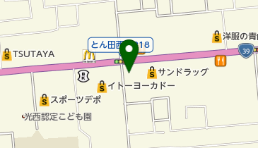 美容室パスの地図画像