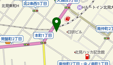 網走交通株式会社北見支社の地図画像