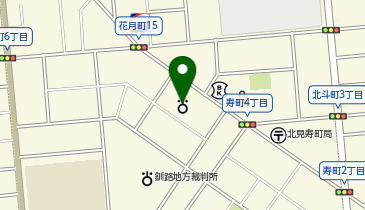 検察庁北見支部の地図画像