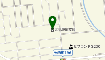 北海道運輸局北見運輸支局の地図画像