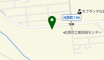 北見市役所 北見中高年齢労働者福祉センター・サンライフ北見の地図画像