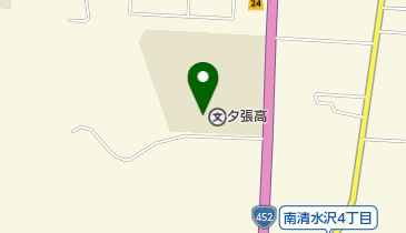 夕張高校 職員室の地図画像