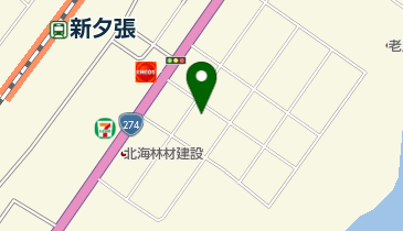 夕張市消防団 紅葉山分団詰所の地図画像