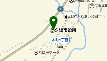 夕張市消防団 中央・末広分団詰所の地図画像