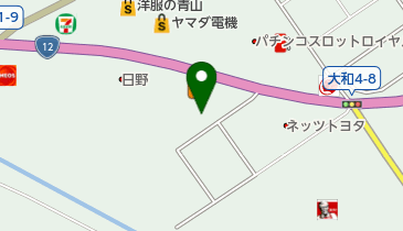 北市ガラスサッシの地図画像