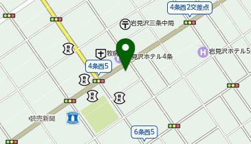 岩見沢練成会の地図画像