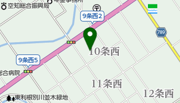 岩見沢市医師会の地図画像