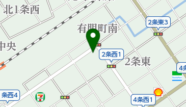 岩見沢商工会議所の地図画像