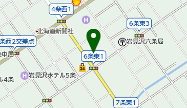 視力回復研究所岩見沢センターの地図画像
