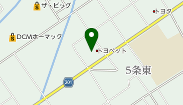 札幌トヨペット株式会社岩見沢店の地図画像