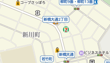 岩見沢地方たばこ販売協同組合の地図画像