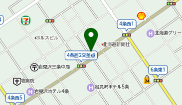 株式会社アフラック募集代理店トーア岩見沢営業所の地図画像