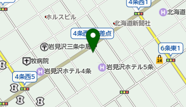 岩見沢補聴器センターもりや店の地図画像