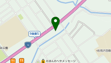 赤いリボン 本店の地図画像