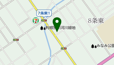 中村理容院の地図画像