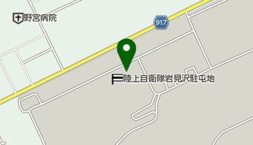 陸上自衛隊岩見沢駐屯地の地図画像