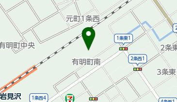 岩見沢市役所 イベントホール赤れんがの地図画像