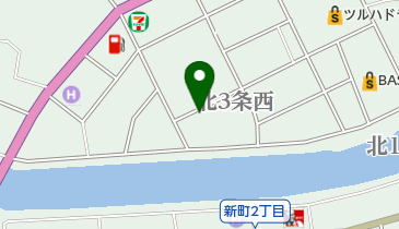 天理教 網走大教会の地図画像