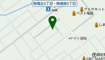 網走管工事業協同組合の地図画像