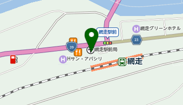 網走交通株式会社不動産部の地図画像